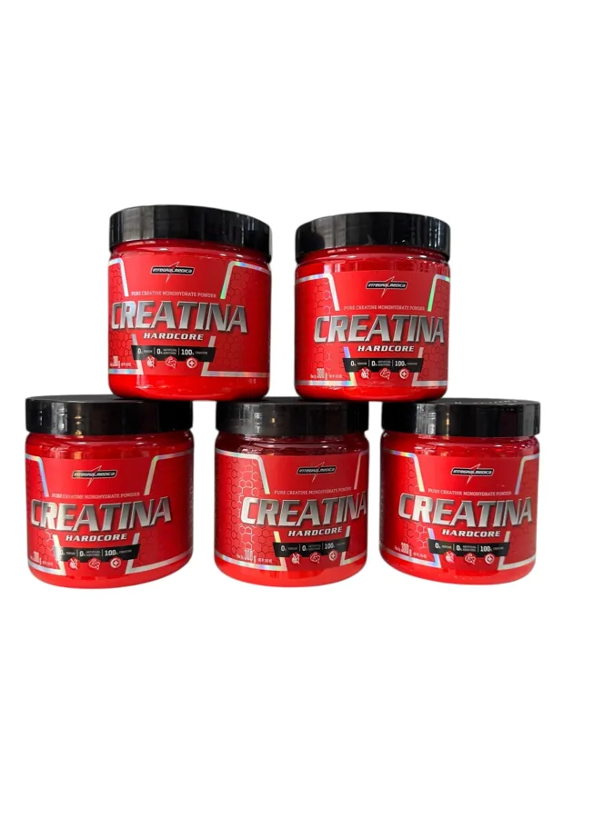 KIT X5 Creatina Hardcore 300g – Integral Médica ¡promoción!